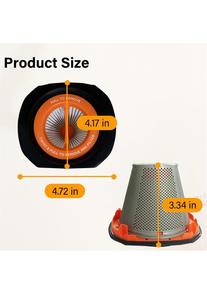 CMCVH001C1 Craftsman V20 Kablosuz El Süpürgesi Için Filtre CMCVH001C1, N900287 Black Decker BCHV001D1 Için Filtre (Yurt Dışından) fırsatları