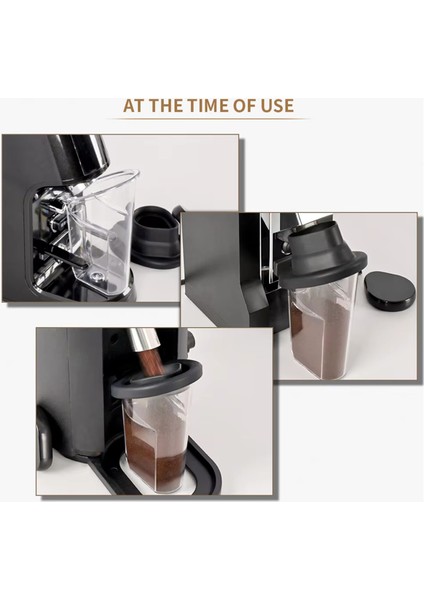 Plastik Kahve Dozajlama Kupası Koklama Kupası Espresso Kahve Makinesi Aksesuarları Için Silikon Ağızlı Kahve Tozu Kupası (Yurt Dışından) indirimleri