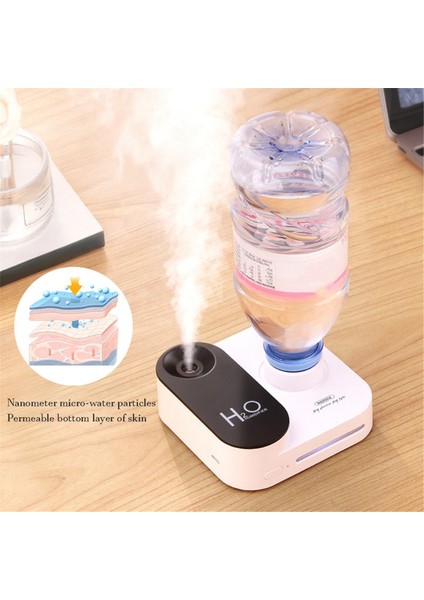 Mini Kamera Şeklinde Nemlendirici USB Taşınabilir Büyük Sis Hacmi Masaüstü Su Şişesi Nemlendirici Yatak Odası Ofis Beyaz (Yurt Dışından) modelleri