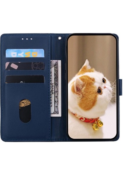 Motorola Kenar 50 Pro Kedi Rfıd Deri Cüzdan Kart Yuvası Için Flip Case (Yurt Dışından) modelleri