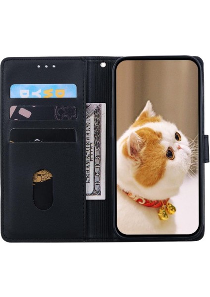 Motorola Kenar 50 Pro Kedi Rfıd Deri Cüzdan Kart Yuvası Için Flip Case (Yurt Dışından) fırsatları