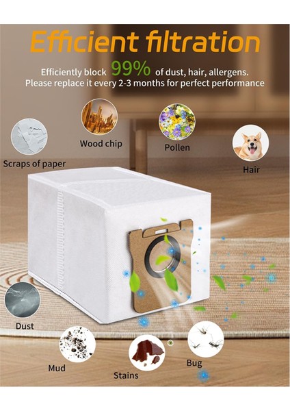 Dreame L10S Ultra/dreame S10 Robot Süpürge Baz Istasyonu Için 12 Elektrikli Süpürge Torbası, Elektrikli Süpürge Torbaları (Yurt Dışından) indirimleri