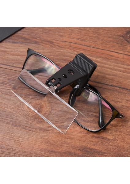 1.5x/2.5x/3.5x Büyüteç Optik Aletler Katlanır Klip Gözlük Büyüteç ile 3 Akrilik Lens 85X30MM (Yurt Dışından) fiyatları