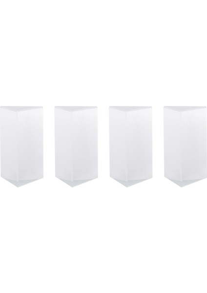 4 Adet Şeffaf Üçgen Prizma Gökkuşağı Işıkları Kristal Optik Prizmalar Cam Fizik Öğretimi Kırılan Işık Spektrumu (Yurt Dışından)