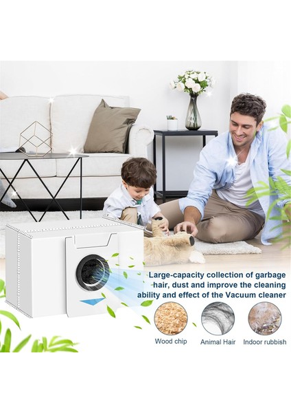 Ecovacs Deebot T20 Omni / T20E Omni / X1 Omni Robot Süpürge Için Aksesuar Seti, Toz Torbaları, Yan Fırçalar, Paspas Bezi (Yurt Dışından) modelleri