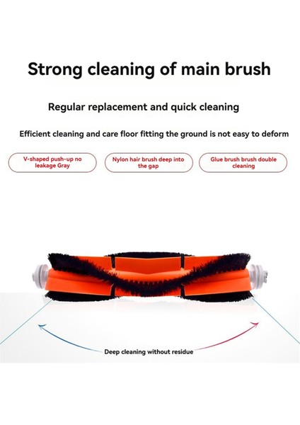 Dreame L10S Ultra S10 S10 Pro Için 4 Adet Rulo Fırça Mijia Omni 1s B101CN Robot X10+ Elektrikli Süpürge Yedek Parçaları (Yurt Dışından) indirimleri