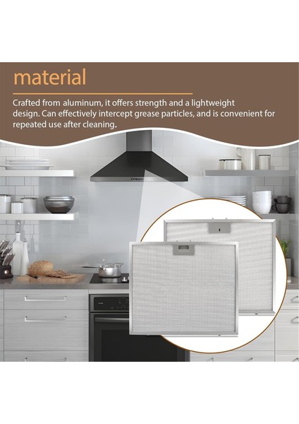 2 Adet WB02X27203 Davlumbaz Yağ Filtresi Ge Davlumbaz Için JVX5360DJ1BB JVX5360DJ1WW JVX5360SJ1SS JVX5365SJ1SS (Yurt Dışından) fırsatları