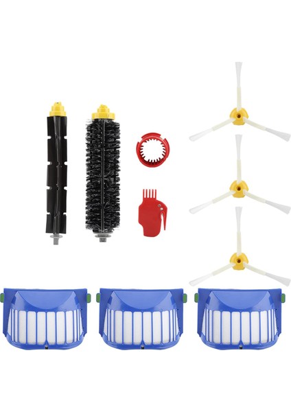 Roomba 600 Serisi 605 606 610 615 620 625 630 632 639 650 660 671 675 681 696 Parçaları Için Ana Yan Fırça Hepa Filtresi (Yurt Dışından) fırsatları