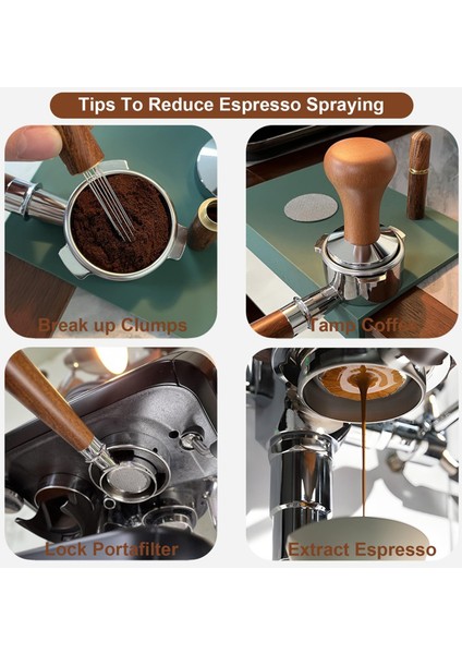 Dipsiz Portafilter, 3 Kulaklı Espresso Portafilter Aksesuar Seti, 54MM Breville Sage Barista Espresso Makinesi Için (Yurt Dışından) fırsatları