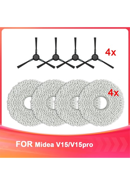 Midea V15/V15PRO Süpürge Robotu Sarf Malzemeleri Süpürge Robotu Aksesuarları. (Yurt Dışından)