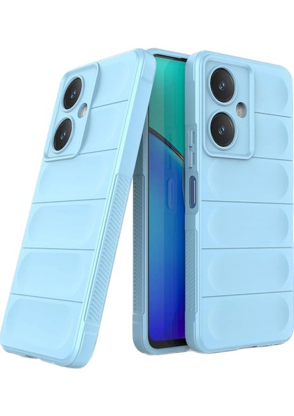 Vivo Y27 Kılıf Optimum Silikon - Sky Blue Svlrs
