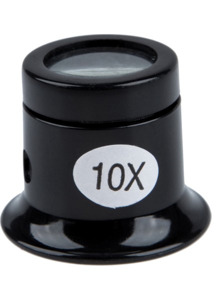 Izle Gözler Büyüteç 10X Kuyumcu Optik Cam Büyüteç Büyüteç Len Aracı (Yurt Dışından)