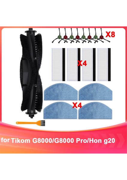 Tikom G8000/G8000 Pro/honıture G20 Robot Süpürge Için Yedek Parçalar - Yedek Aksesuarlar - Ana Silindir Fırçası (Yurt Dışından)