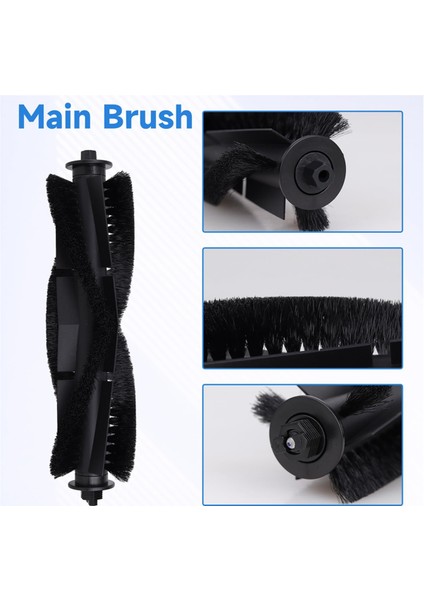 Tikom G8000/G8000 Pro/honıture G20 Robot Süpürge Için Yedek Parçalar - Yedek Aksesuarlar - Ana Silindir Fırçası (Yurt Dışından) modelleri