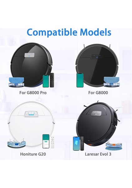 Tikom G8000/G8000 Pro/honıture G20 Robot Süpürge Için Yedek Parçalar - Yedek Aksesuarlar - Ana Silindir Fırçası (Yurt Dışından) fırsatları