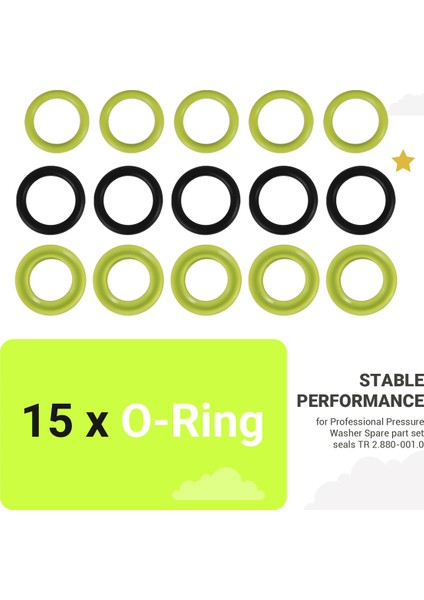 Karcher Yüksek Basınçlı Yıkama Makinesi Için O-Ring Sızdırmazlık Halkası Profesyonel Basınçlı Yıkama Makinesi Yedek Parça Seti Contalar Tr 2.880-001.0 (Yurt Dışından) indirimleri
