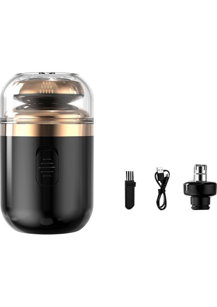 2'si 1 Arada Taşınabilir Elektrikli Tıraş Makinesi Burun Kılı Kesme Makinesi Şarj Edilebilir Elektrikli Tıraş Makinesi Kapsül Seyahat Tıraş Makinesi B (Yurt Dışından)