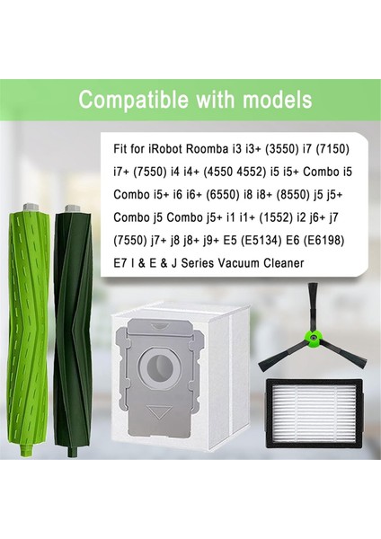 Irobot Roomba E5 E6 E7 I2 I3 I3+I4 I4+ I5 I5+ I6 I6+ I7 I7+ I8 I8+/plus I1 Eıj Serisi Robot Süpürge Parçaları (Yurt Dışından) fırsatları