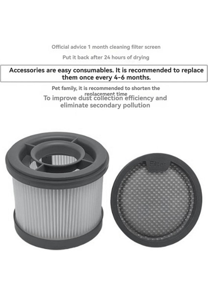 Dreame Z10/Z20 Istasyon Süpürme Robotu Aksesuarları Robot Temizleyici Parçaları Değişimi Için 3 Adet Filtre ve Filtre Pamuğu (Yurt Dışından) indirimleri
