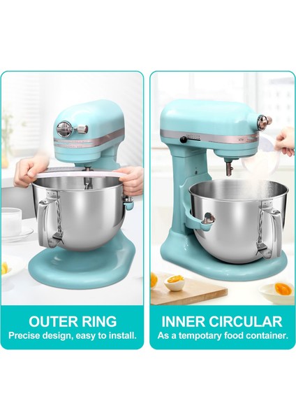Kitchenaid Stand Mikseri Için 6qt Paslanmaz Çelik Mikser Kabı, Kase Kapağı Kapakları ve Çırpıcı Kürek Aparatı Yedek Parçası (Yurt Dışından) fiyatları