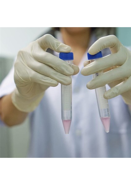 Konik Santrifüj Tüpleri 15ML, 100 Adet Vidalı Kapaklı Steril Plastik Test Tüpleri, Polipropilen Kap (Yurt Dışından)