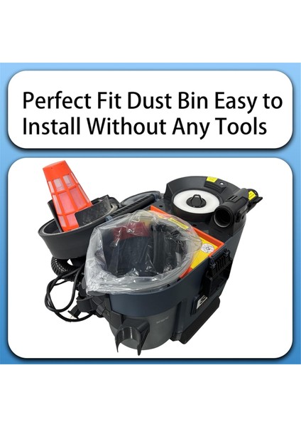 Shark VS100 VS101 VS100C Messmaster Taşınabilir Islak ve Kuru Elektrikli Süpürge Aksesuarları Için 100 Adet Vakumlu Pe Düz Torbalar (Yurt Dışından) fırsatları