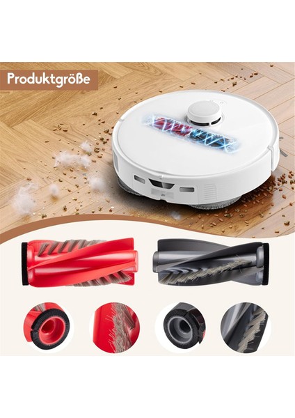 Roborock Qrevo Curv Robot Süpürge Için Ana Fırça, Seçilmiş Yüksek Kaliteli Abs Kauçuk Ana Fırça Yedek Parçaları (Yurt Dışından) fırsatları