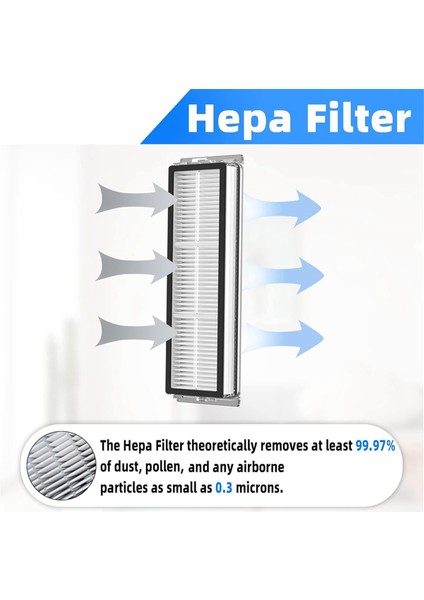 Xiaomi Robot Vacuum X20+ Robot Vacuum Cleaner Için Yedek Parçalar Ana Yan Fırçalar Hepa Filtreler Paspas Bezi Toz Torbaları (Yurt Dışından) fiyatları