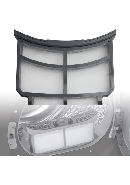 2 Adet WE16X32537 Kurutma Makinesi Lint Filtresi Ge Hotpoint Giysi Kurutma Makinesi Parçaları Için WE16X29597 AP7205579 Lint Filtresini Değiştirin (Yurt Dışından) modelleri