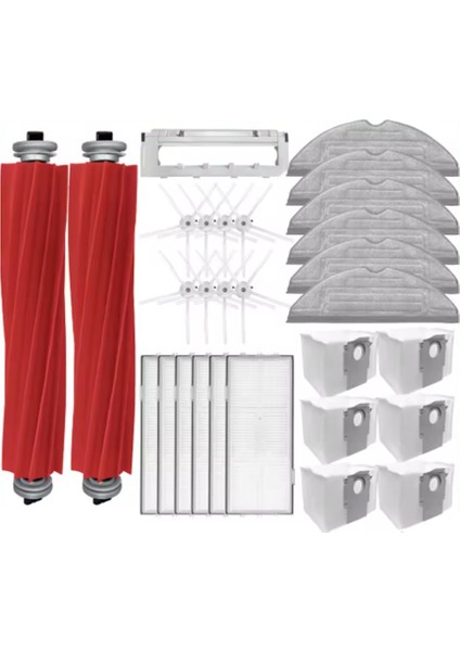 Roborock S7 Maxv Ultra/s7 Pro Ultra Elektrikli Süpürge Aksesuarları Için 29 Adet Ana Yan Fırça Paspas Filtre Toz Torbaları (Yurt Dışından) fırsatları