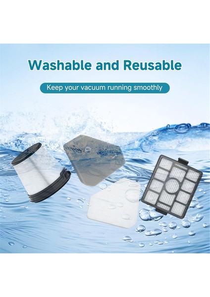 BU3523 Shark Clean Hafif Kablosuz Temizleyici Çubuk Vakum BU3523 BU3521 BU3120 Filtre ve Köpük Filtre Için Aksesuarlar (Yurt Dışından) indirimleri