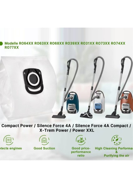 Rowenta Tefal X-Plorer Serie 75 S+ / Serie 70+ / Serie 240+, RR8497WH ZR200520, Elektrikli Süpürge Aksesuarları Toz Torbası (Yurt Dışından) modelleri