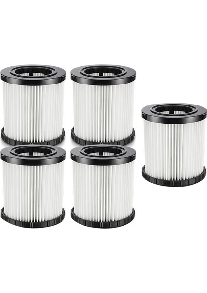 5 Adet DCV5801H DCV581H Islak Kuru Vakum Filtreleri Dewalt Vakum DCV580H Hepa Yedek Filtresi (Yurt Dışından)