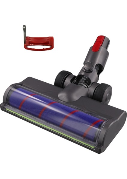 Dyson V7 V8 V10 V11 V15 Için Yumuşak Silindir Temizleme Başlığı Yedek Parçası Yeşil LED Işıklı Sert Zemin Başlığı Eklentileri (Yurt Dışından)