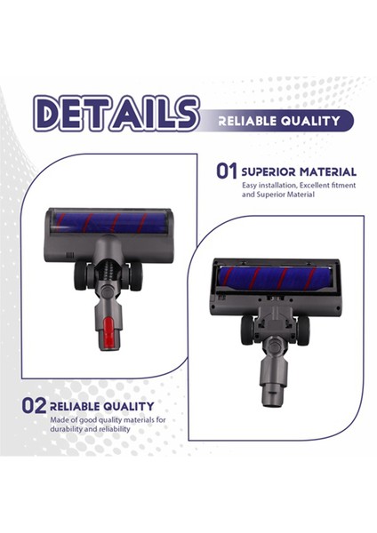 Dyson V7 V8 V10 V11 V15 Için Yumuşak Silindir Temizleme Başlığı Yedek Parçası Yeşil LED Işıklı Sert Zemin Başlığı Eklentileri (Yurt Dışından) fırsatları