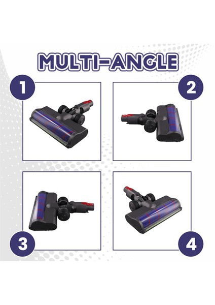 Dyson V7 V8 V10 V11 V15 Için Yumuşak Silindir Temizleme Başlığı Yedek Parçası Yeşil LED Işıklı Sert Zemin Başlığı Eklentileri (Yurt Dışından) indirimleri