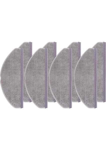 Eufy L60/L60 HYBRID/L60 SES/L50 Serisi Robot Süpürgeler Için Uyumlu Mikrofiber Pedler Yedek Paspas Pedi (Yurt Dışından)