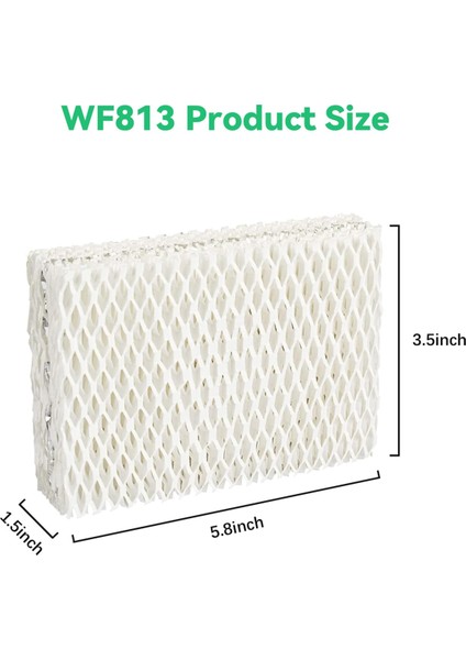 WF813 Nemlendirici Filtreleri Equate EQWF813 PCWF813 Relion RCM832 Soğuk Sis Nemlendirici Filtresi ile Uyumlu Yedek (Yurt Dışından) fiyatları