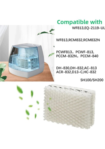 WF813 Nemlendirici Filtreleri Equate EQWF813 PCWF813 Relion RCM832 Soğuk Sis Nemlendirici Filtresi ile Uyumlu Yedek (Yurt Dışından) fırsatları