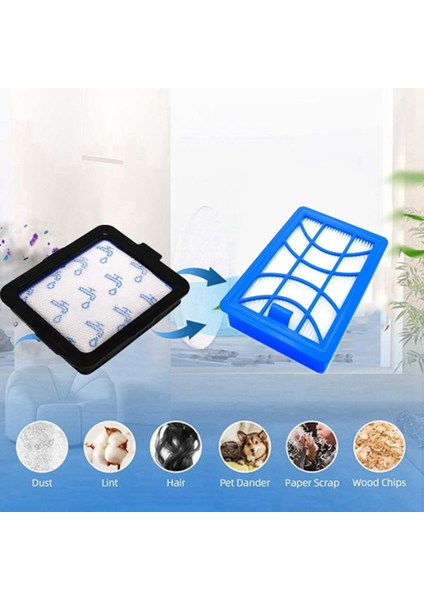 Philips Power Pro Elektrikli Süpürge Aksesuarları Yedek Parçaları Için 2 Adet Filtre Elemanı Seti (Yurt Dışından) fırsatları