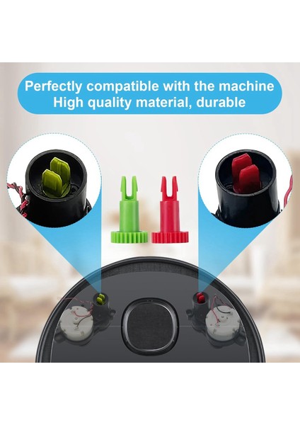 Ecovacs Deebot Ozmo 950/920/ N5/ N8 T5/ T9/ T8 Robot Süpürge Parçaları Için Yan Fırça Motoru Dişlisi ve Yan Fırça (Yurt Dışından) modelleri