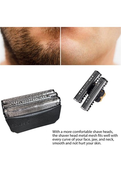 51B Elektrikli Tıraş Makinesi Yedek Folyo Başlığı Kesici ile Braun 5 Serisi 510 550 570CC 590CC 590CC 8581 8583 8585 Tıraş Makinesi (Yurt Dışından) indirimleri