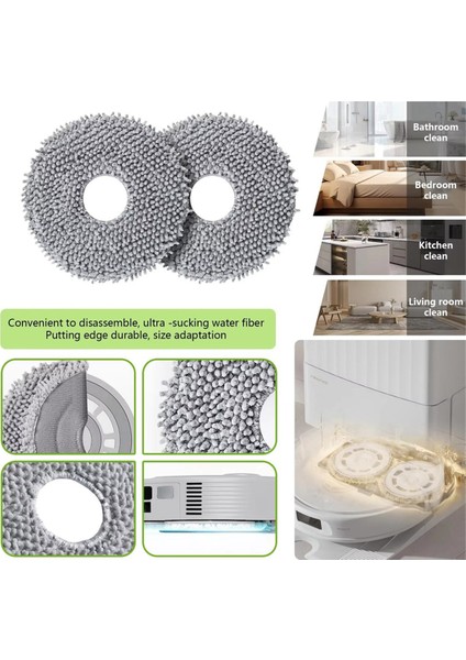 Roborock Qrevo Maxv Qrevo Pro/s/plus Aksesuarları Yan Ana Fırça Filtre Paspas Toz Torbası Elektrikli Süpürge Yedek Parçaları (Yurt Dışından) indirimleri