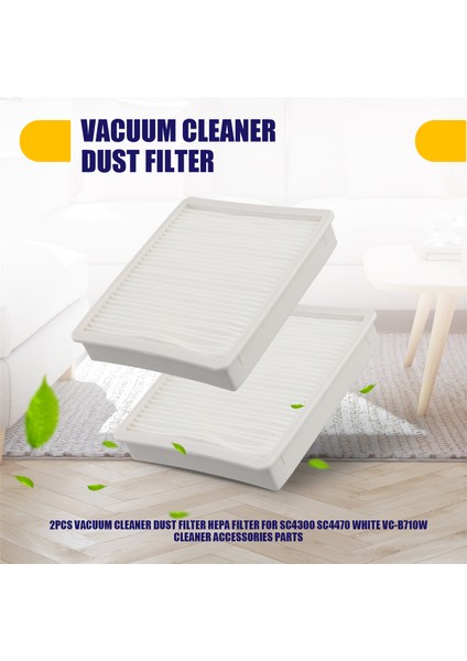 2 Adet Elektrikli Süpürge Toz Filtresi Hepa Filtre Samsung SC4300 SC4470 Beyaz VC-B710W Temizleyici Aksesuarları Parçaları (Yurt Dışından) fırsatları