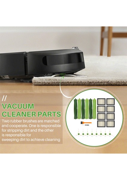Irobot Roomba I7 E5 E6 I3 Serisi Robot Süpürge Yedek Parçaları Aksesuarları Için Hepa Filtre Fırça Rulosu (Yurt Dışından) fırsatları