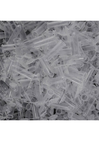 500 Adet 2ml Mikro Santrifüj Tüpü Test Tüpü Şişesi Şeffaf Plastik Şişeler Kap Laboratuvar Numune Depolama Için Çıtçıtlı Kapak (Yurt Dışından)