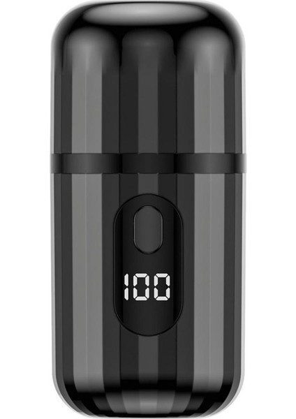 Mini Elektrikli Tıraş Makinesi Taşınabilir USB Şarj Edilebilir Tıraş Makinesi Cep Seyahat Tıraş Makinesi Yıkanabilir Taşınabilir Kablosuz Düzeltici Siyah (Yurt Dışından)