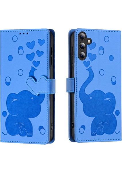 Galaxy A16 Üç Kart Yuvası Premium Deri Için Flip Case (Yurt Dışından)