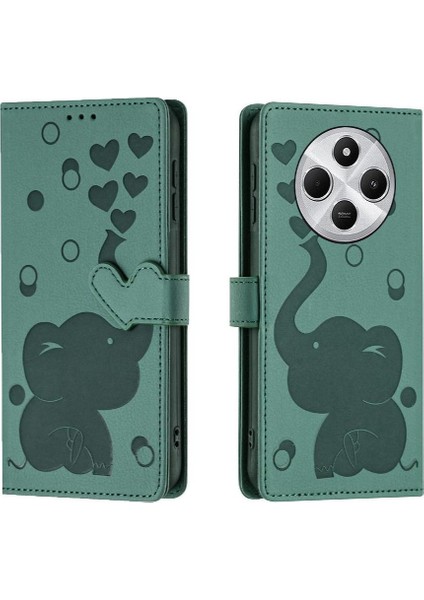 Poco C75 Üç Kart Yuvaları Kickstand Premium Deri Için Flip Case (Yurt Dışından)