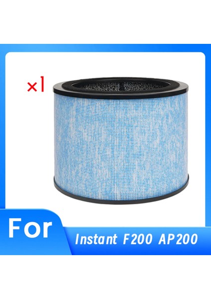 Anında AP200 F200 Filtre 3'ü 1 Arada Hepa Yedek Filtreler Hepa Filtre ve Yüksek Verimli Aktif Karbon Filtre 1 Adet (Yurt Dışından)